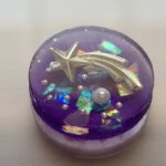 シリコンモールド型を使って作ったレジンアクセサリー