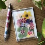 レジン押し花作品